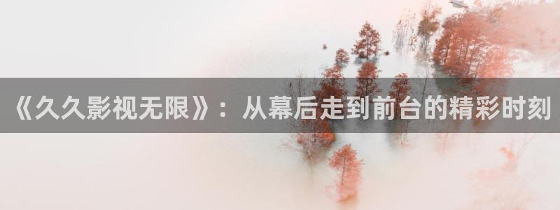 亚洲理论精品午夜电影：《久久影视无限》：从幕后走到前台的精彩时刻